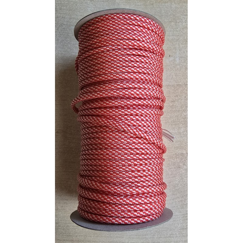 Paracord rot/weiss