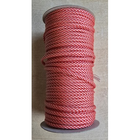 Paracord rot/weiss