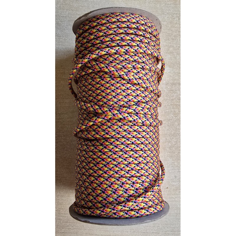 Paracord gelb/orange/violette/pink