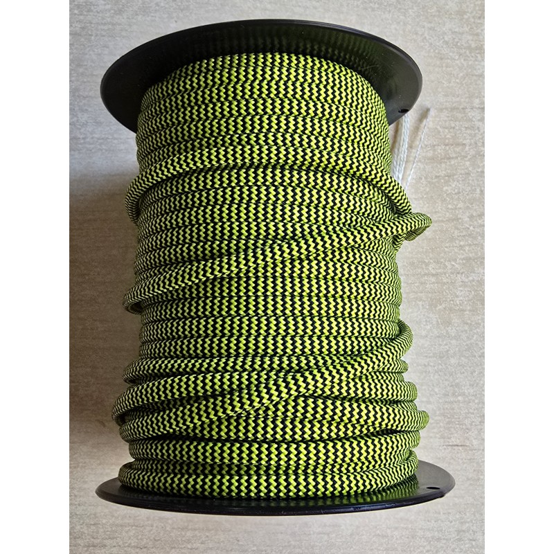 Paracord hellgrün/schwarz