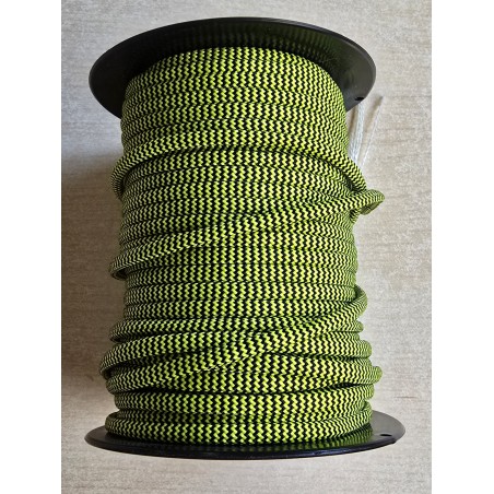 Paracord hellgrün/schwarz