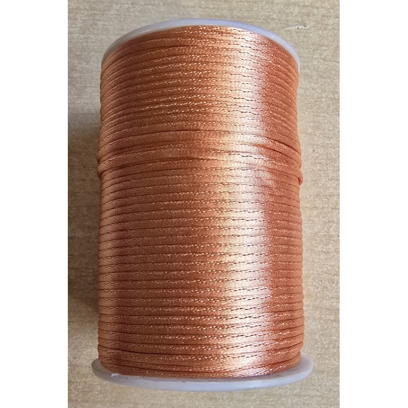 Satin Kordel lachs