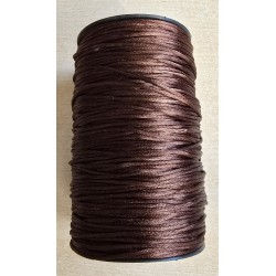 Satin Kordel braun