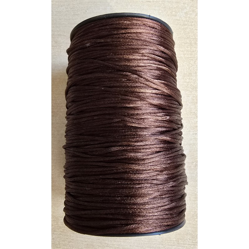 Satin Kordel braun