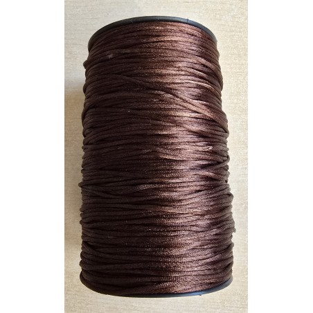 Satin Kordel braun