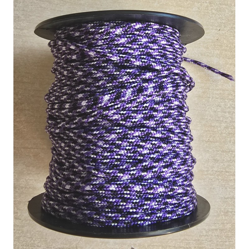 Paracord violette/weiss/schwarz