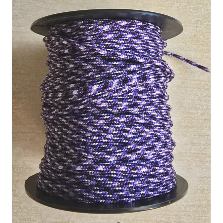 Paracord violette/weiss/schwarz