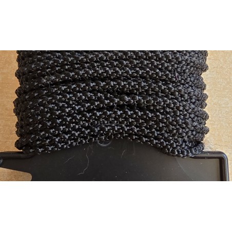 Polyester Kordel schwarz