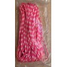 Paracord neon pink/weiss