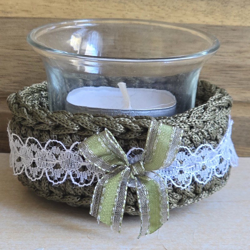 Teelicht olive