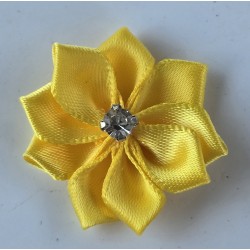 Stoff Blume gelb