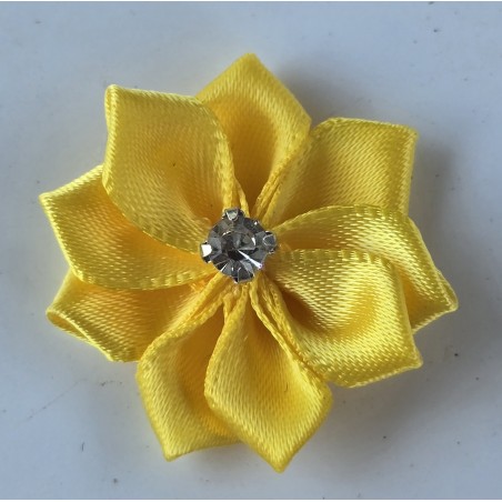 Stoff Blume gelb