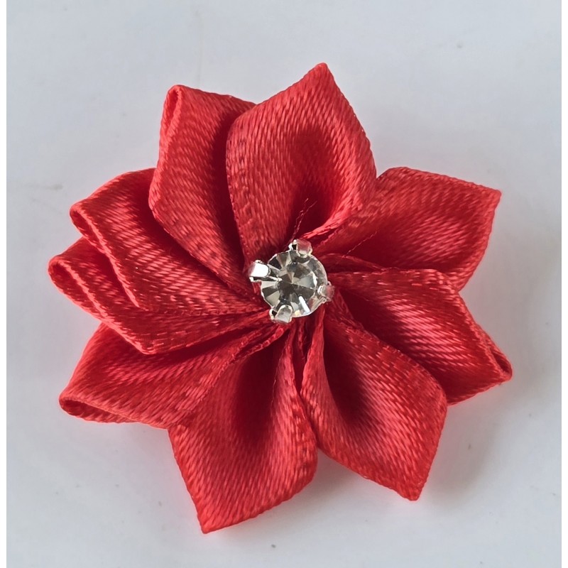 Stoff Blume rot