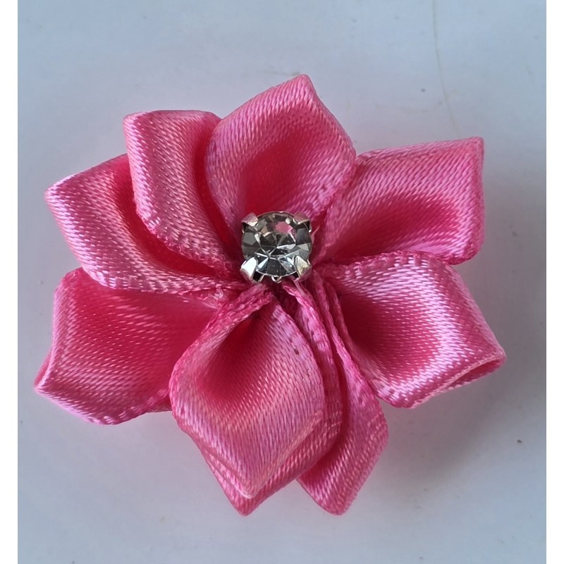 Stoff Blume pink