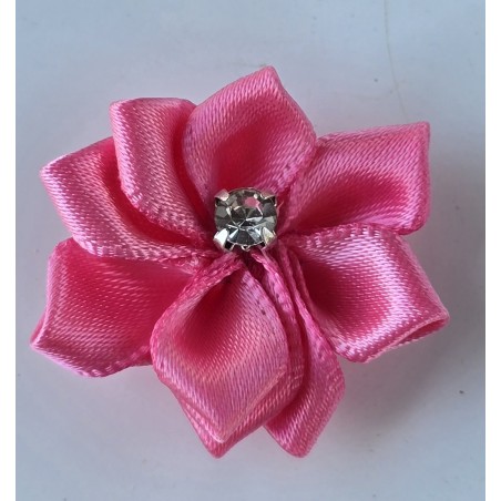 Stoff Blume pink