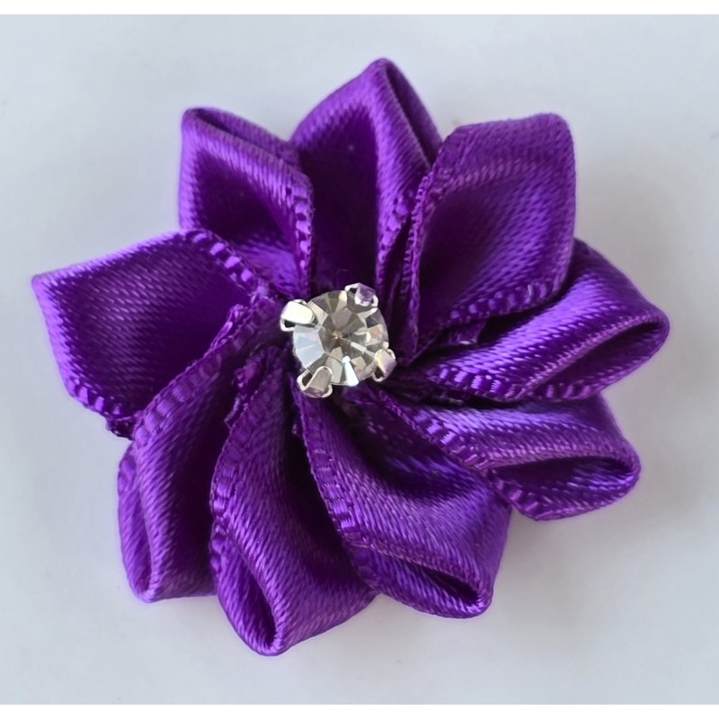Stoff Blume violette