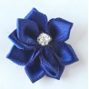 Stoff Blume blau
