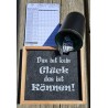 Würfelspiel Yahtzee " Das ist kein Glück....."  anthrazit
