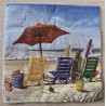 Serviette Strandstühle/Sonnenschirm