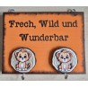 Kindergarderobe Löwe /orange