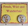 Kindergarderobe Giraffe /gelb
