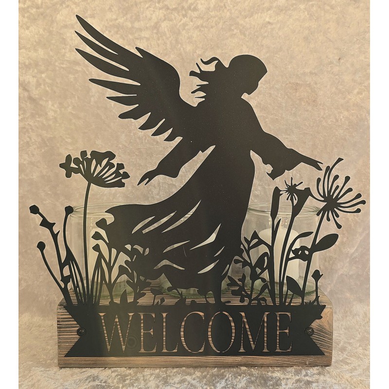 Teelicht Balken Welcome/Fee