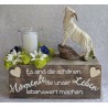 Teelicht Balken "Es sind die...."/Ziege