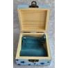 Milchzähne Holzkistchen " Milchzähne " blau