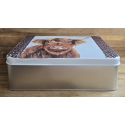 Alu Dose Hochlandrind /braun