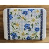 Alu Dose Edelweiss und Enzian/blau kariert