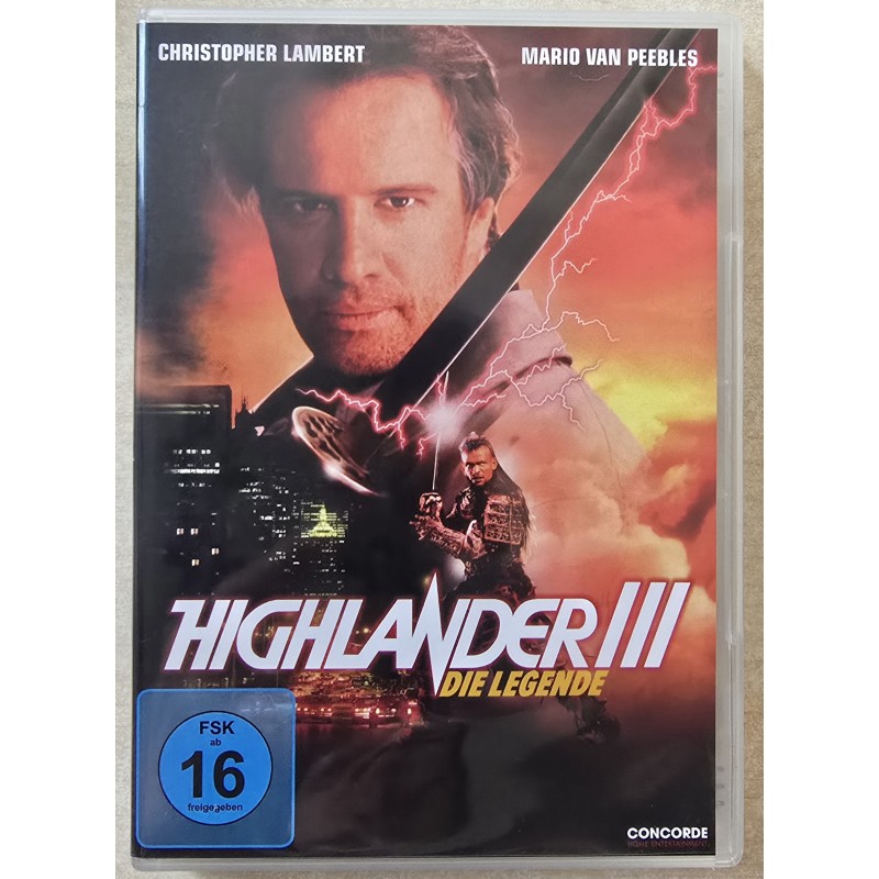 DVD " Highlander 3 Die Legende "