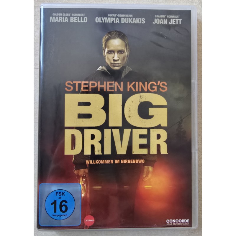 DVD " Big Driver, Willkommen im Nirgendwo "