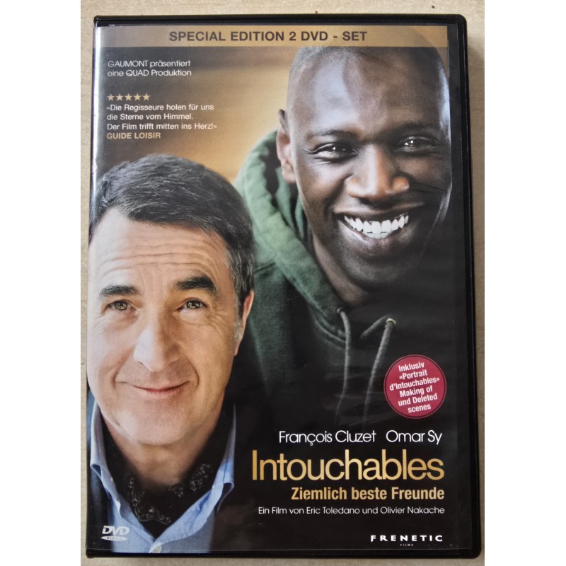 DVD " Intouchables, Ziemlich beste Freunde "