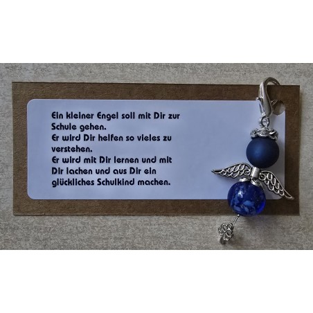 Engel " Ein kleiner Engel/Schulkind"  blau