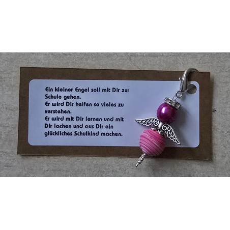 Engel " Ein kleiner Engel/Schulkind"  pink