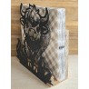 Servietten-Halter Hochlandrind natur