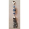 Schmuckanhänger mit Strassperlen blau