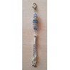 Schmuckanhänger mit Strassperlen blau