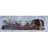 Teelicht Balken Metall Motiv Hirsch/rosteffekt