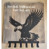 Garderobe Adler "Herzlich Willkommen hier bei uns"