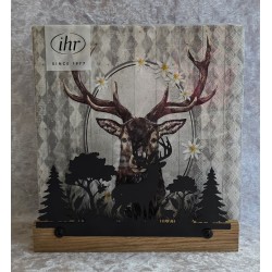 Servietten-Halter Hirsch Eiche