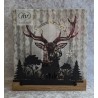 Servietten-Halter Hirsch Eiche