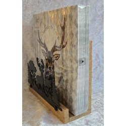 Servietten-Halter Hirsch Eiche