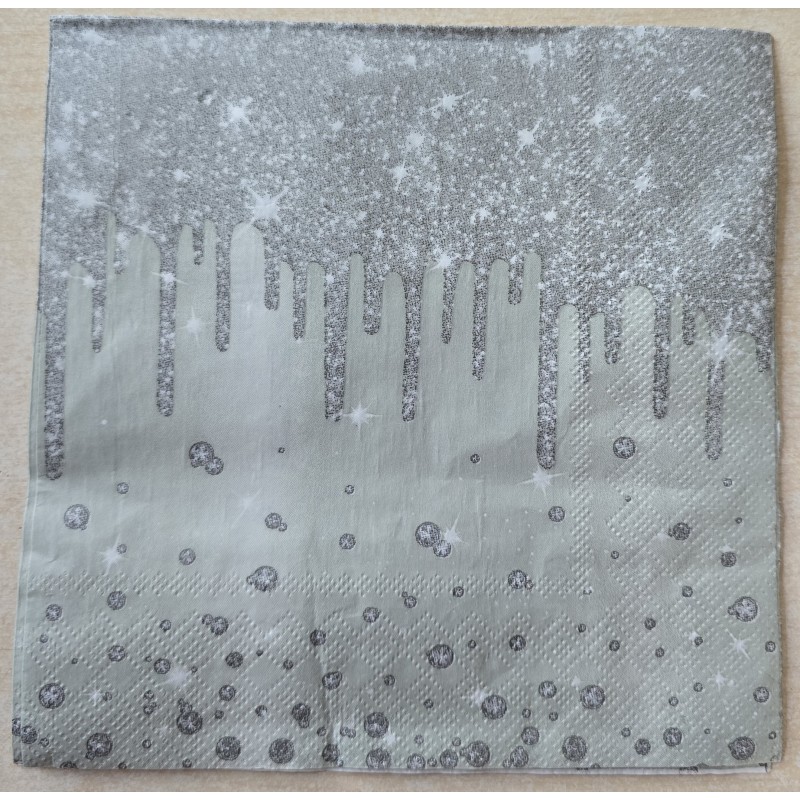 Serviette Eiszapfen