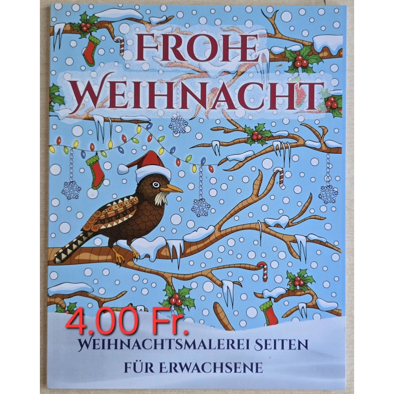 Malbuch Frohe Weihnachten
