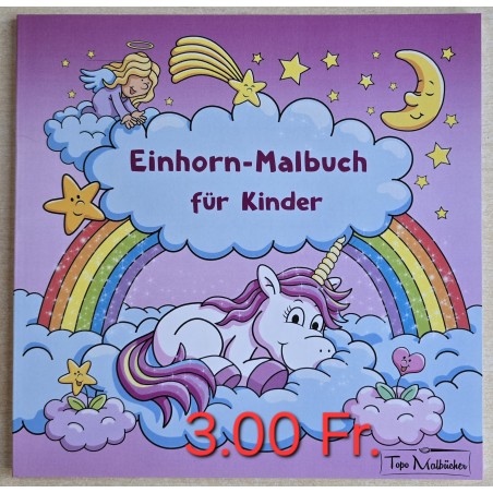 Einhorn Malbuch für Kinder