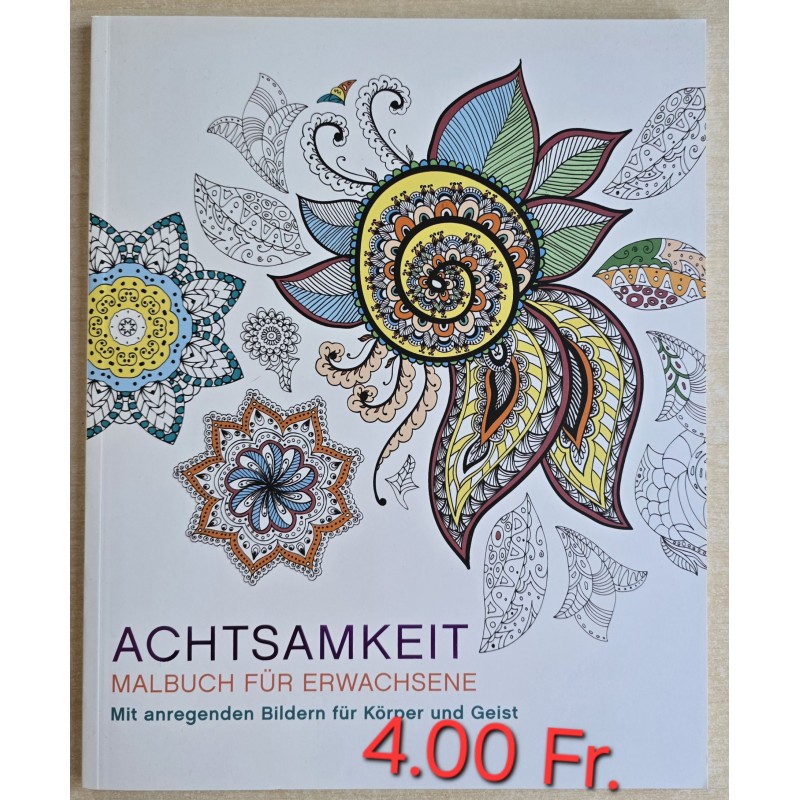 Achtsamkeit Malbuch für Erwachsene
