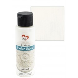 Acryl Farbe Puder-Effekt naturweiss