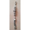 Schmuckanhänger mit Strassperlen schwarz/weiss