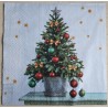 Serviette Weihnachtsbaum im Topf